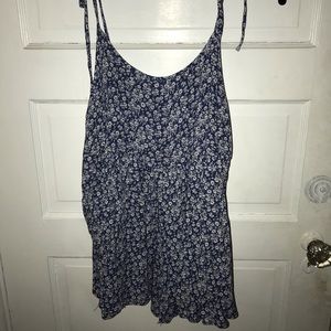 Floral Print Romper